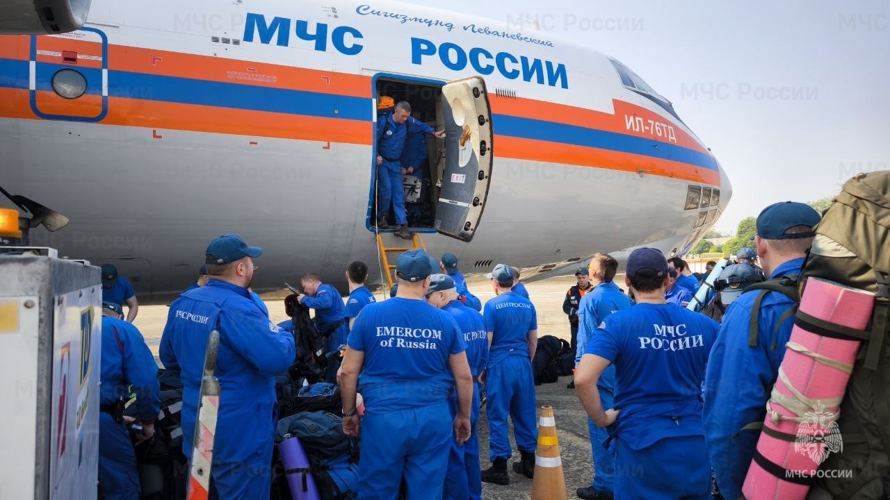 Дополнительная группа спасателей МЧС России направляется в Мьянму