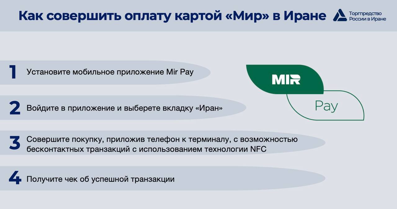В Иране запущена работа платежной системы карт "Мир"